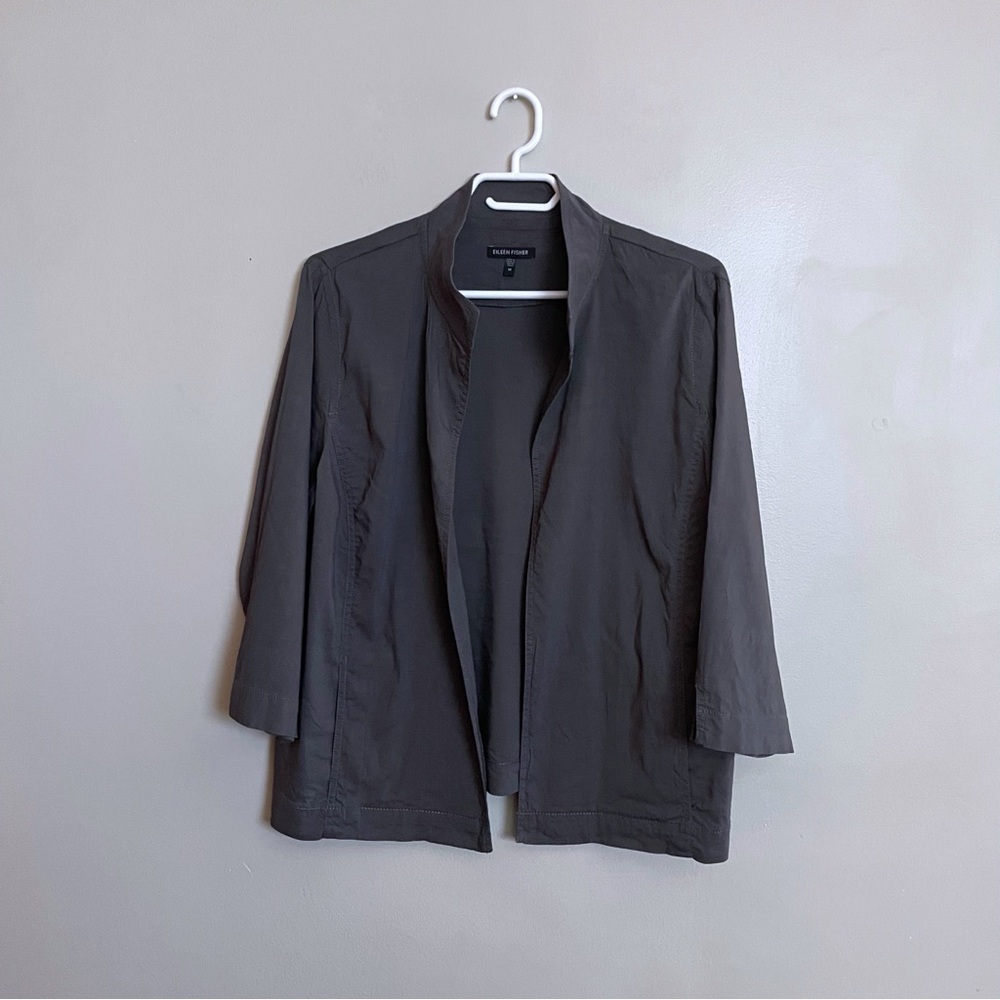 Eileen Fisher Linen Blend Blazer